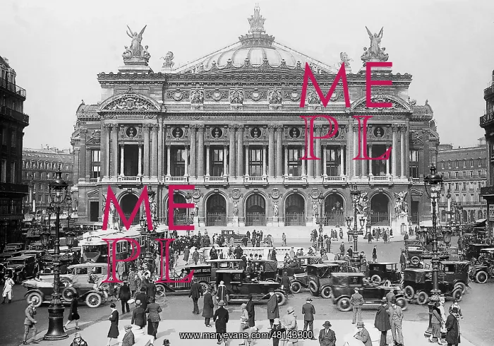 : Opera House Garnier, 1930 : Opera House Garnier, 1930