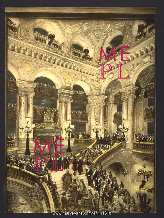 : The Opera House, the inauguration of the opera, Paris, Franc : The Opera House, the inauguration of the opera, Paris, Franc