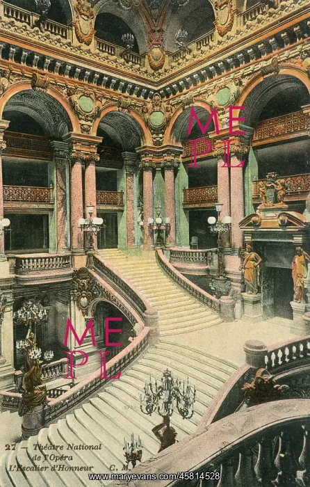  : OPERA / PARIS / 1905 / INSIDE