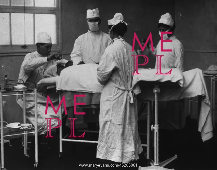 : Operation at the U.S. Army Camp Hospital ? : Operation at the U.S. Army Camp Hospital ?