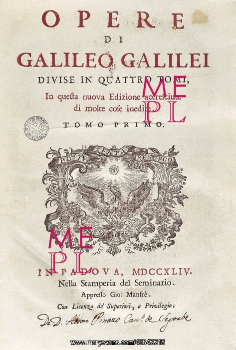 : Opere de Galileo Galilei : Opere de Galileo Galilei