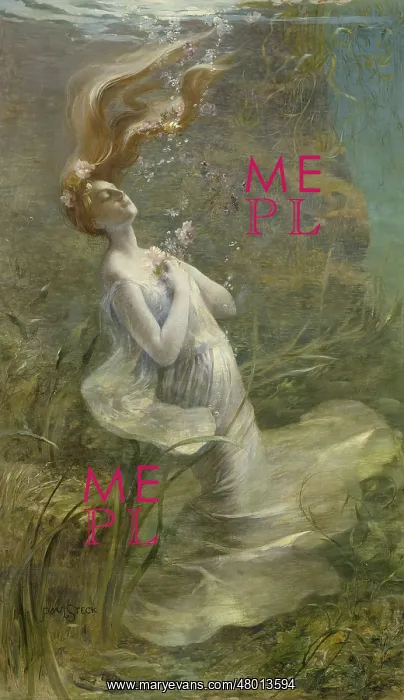 : Ophelia. Paul Steck (19th century). Ophelia, around 1895 : Ophelia. Paul Steck (19th century). Ophelia, around 1895