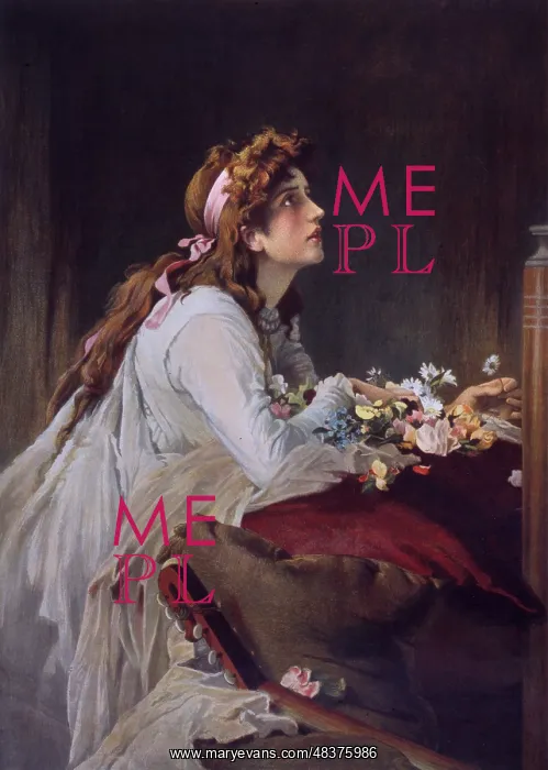 : Ophelia, by Marcus Stone : Ophelia, by Marcus Stone
