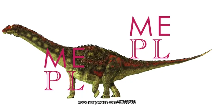 : Opisthocoelicaudia dinosaur, side view on white background : Opisthocoelicaudia dinosaur, side view on white background