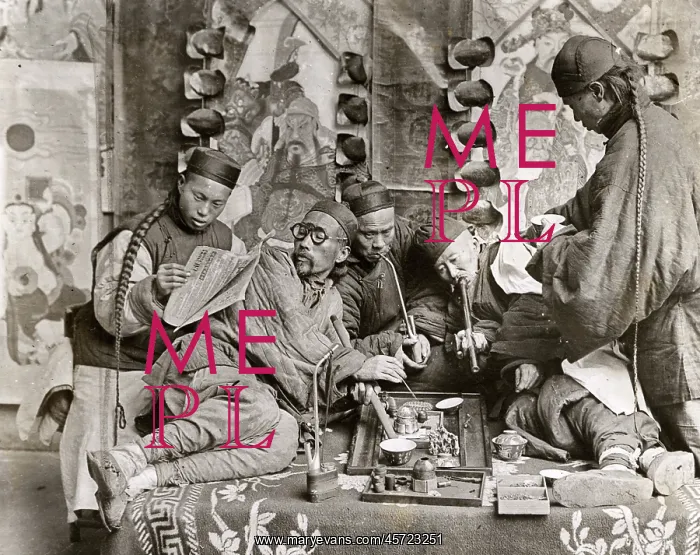  : An Opium Den in China