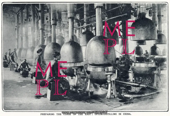 : Opium Distillery in China 1913 : Opium Distillery in China 1913