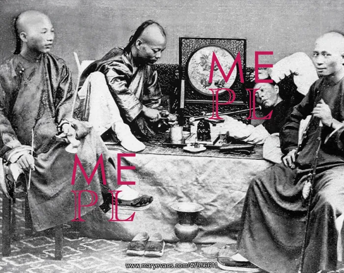  : Opium smokers, China