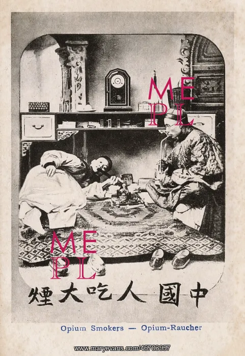  : Opium Smoking in China