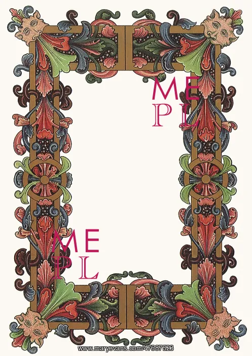  : Opulent Leaf Border