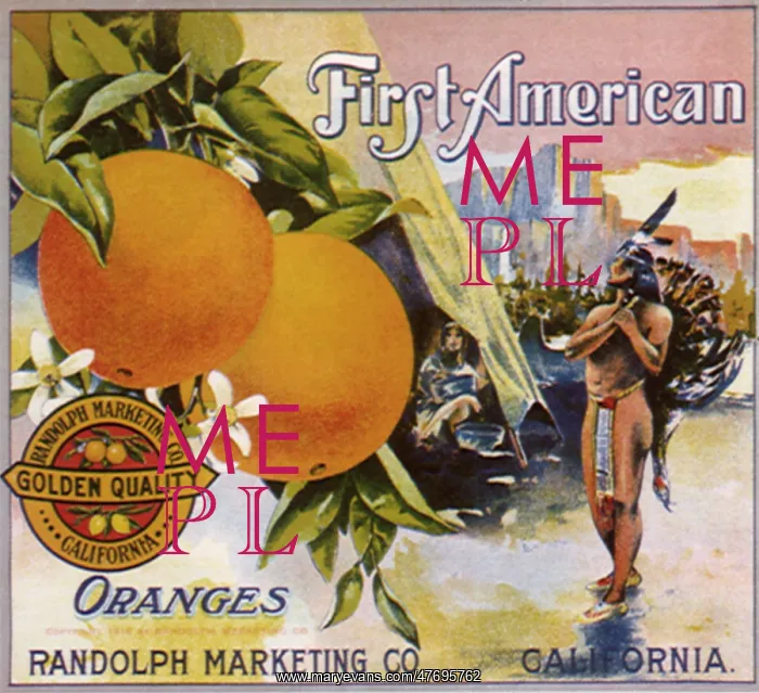  : Orange ad with Indian Man