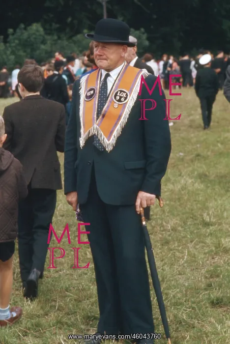 : Orangeman at a parade, Northern Ireland : Orangeman at a parade, Northern Ireland