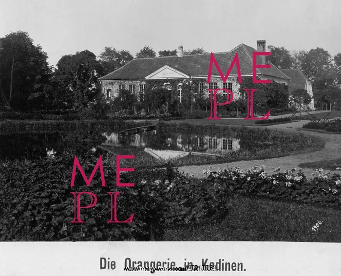 : Orangery in Kadyn in West Prussia, 1906 : Orangery in Kadyn in West Prussia, 1906