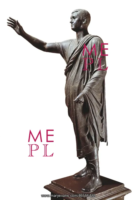 : Orator or Arringatore. 90 BC. Representation : Orator or Arringatore. 90 BC. Representation