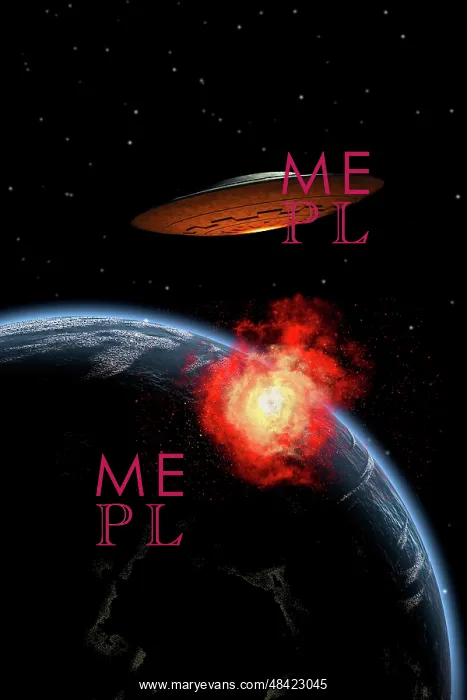 : An orbiting UFO launches a deadly attack upon the surface ? : An orbiting UFO launches a deadly attack upon the surface ?