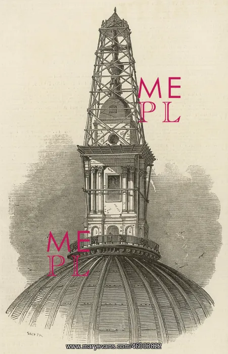 : Ordnance Survey Observatory on St. Paul's Cathedral, London : Ordnance Survey Observatory on St. Paul's Cathedral, London