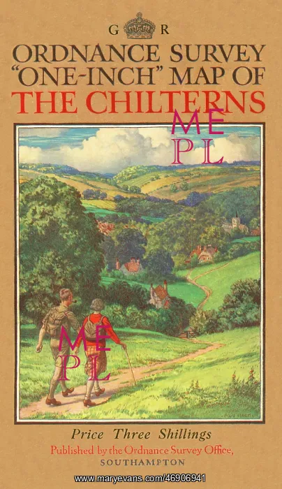 : Ordnance Survey one-inch map of the Chilterns : Ordnance Survey one-inch map of the Chilterns