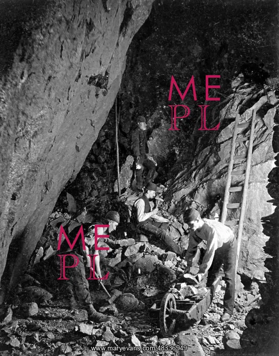 : Ore mining in the Harz, 1899 : Ore mining in the Harz, 1899