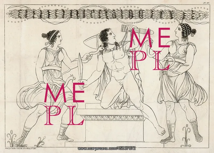 : Orestes tormented by the Furies : Orestes tormented by the Furies