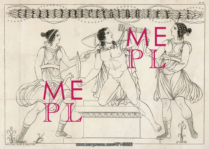 : Orestes tormented by the Furies : Orestes tormented by the Furies