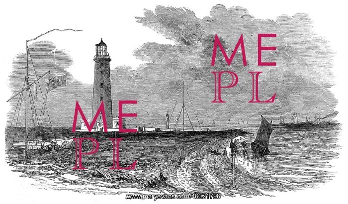 : Orfordness Lighthouse and Telegraph Station 1853 : Orfordness Lighthouse and Telegraph Station 1853