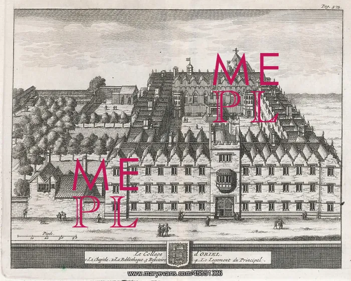 : ORIEL COLLEGE 1675 : ORIEL COLLEGE 1675