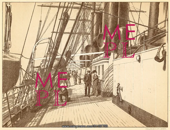  : Orient Line SS Ormuz promenade deck
