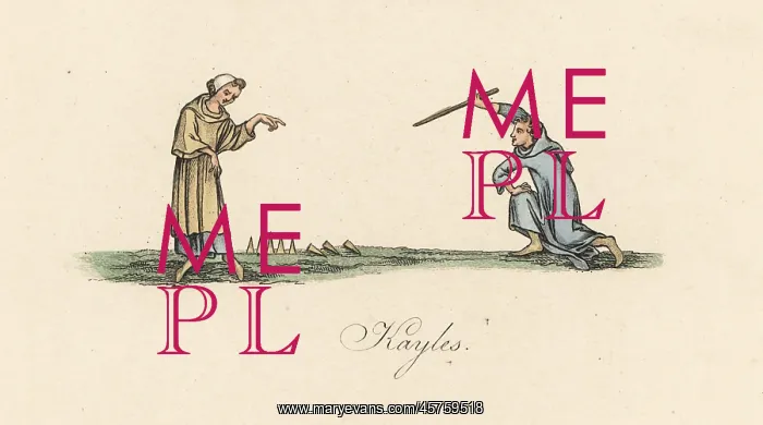 : Origin of nine-pin bowling, 14th century : Origin of nine-pin bowling, 14th century