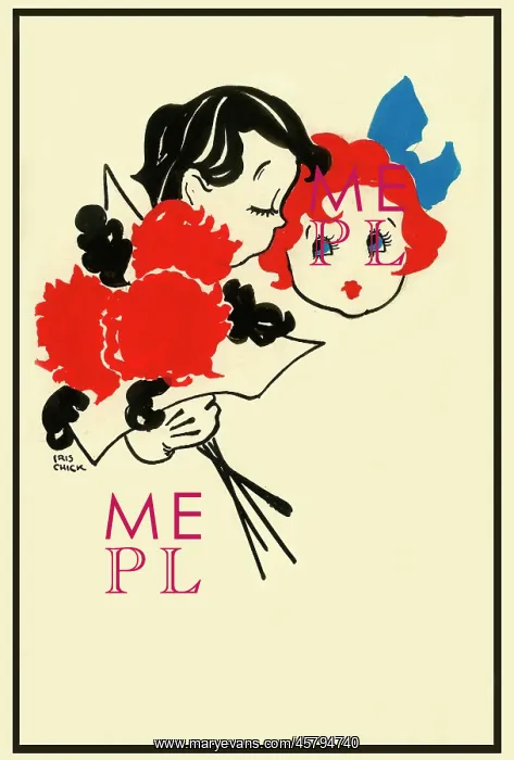 : Original Artwork - Design for a romantic card : Original Artwork - Design for a romantic card