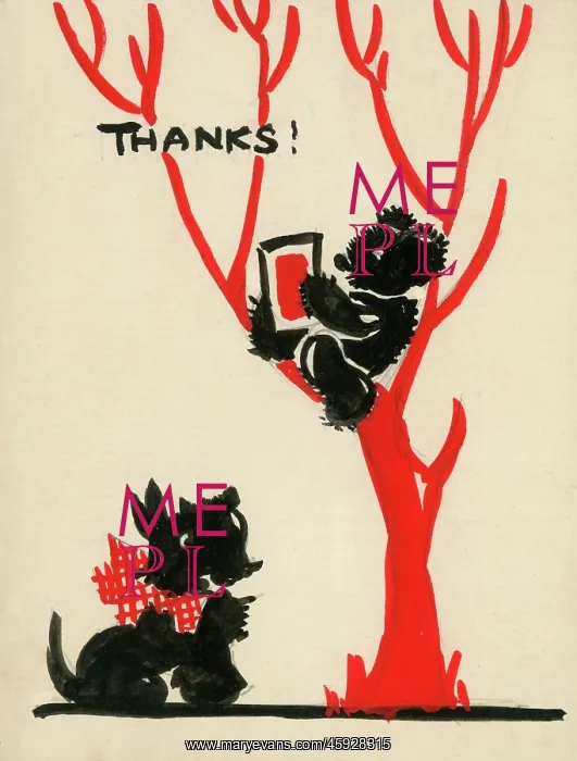 : Original Artwork - Thank you card design : Original Artwork - Thank you card design