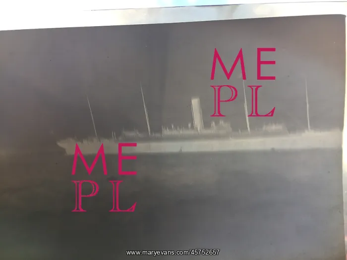 : Original negative of SS Birma taken from on board Carpathia : Original negative of SS Birma taken from on board Carpathia