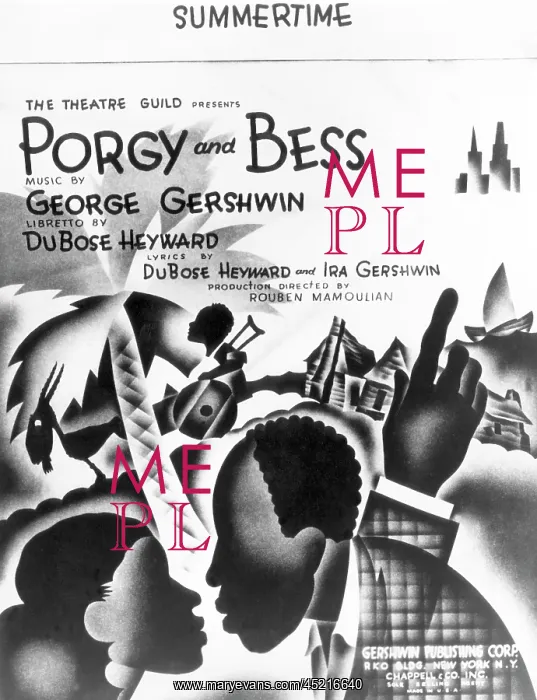 : Original sheet music cover for Summertime ? : Original sheet music cover for Summertime ?