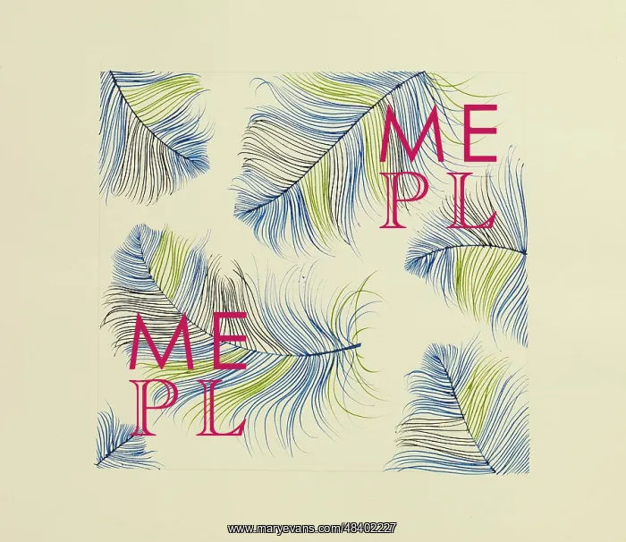 : Original Textile design by Tanya Atkinson - feathers : Original Textile design by Tanya Atkinson - feathers
