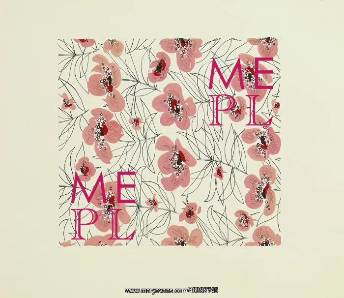: Original Textile design by Tanya Atkinson - flowers : Original Textile design by Tanya Atkinson - flowers