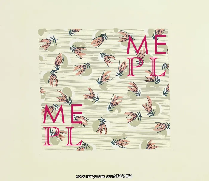 : Original Textile design by Tanya Atkinson - flowers : Original Textile design by Tanya Atkinson - flowers