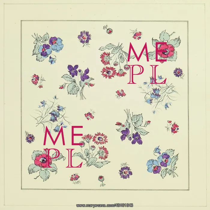 : Original Textile design by Tanya Atkinson - flowers : Original Textile design by Tanya Atkinson - flowers