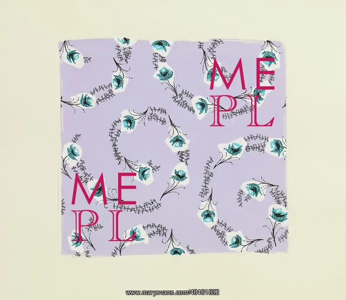 : Original Textile design by Tanya Atkinson - flowers : Original Textile design by Tanya Atkinson - flowers