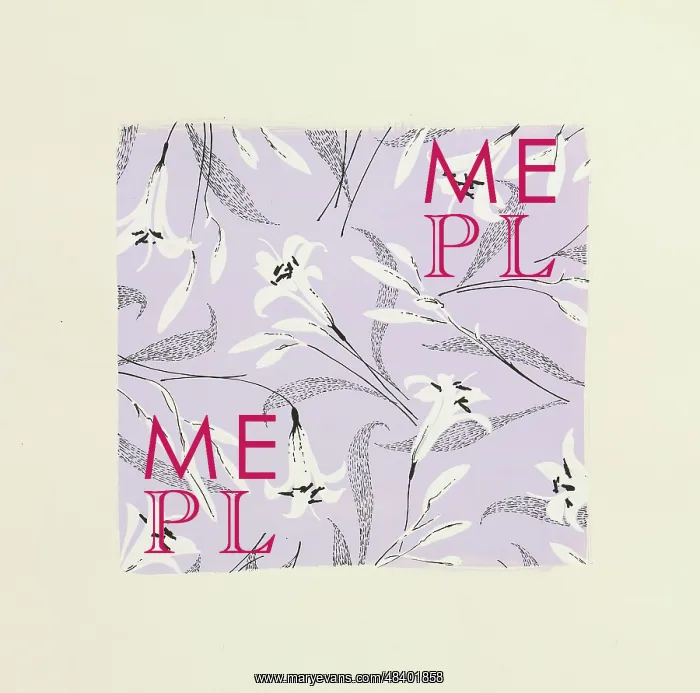 : Original Textile design by Tanya Atkinson - flowers : Original Textile design by Tanya Atkinson - flowers