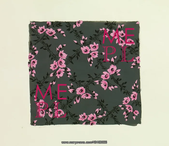 : Original Textile design by Tanya Atkinson - flowers : Original Textile design by Tanya Atkinson - flowers