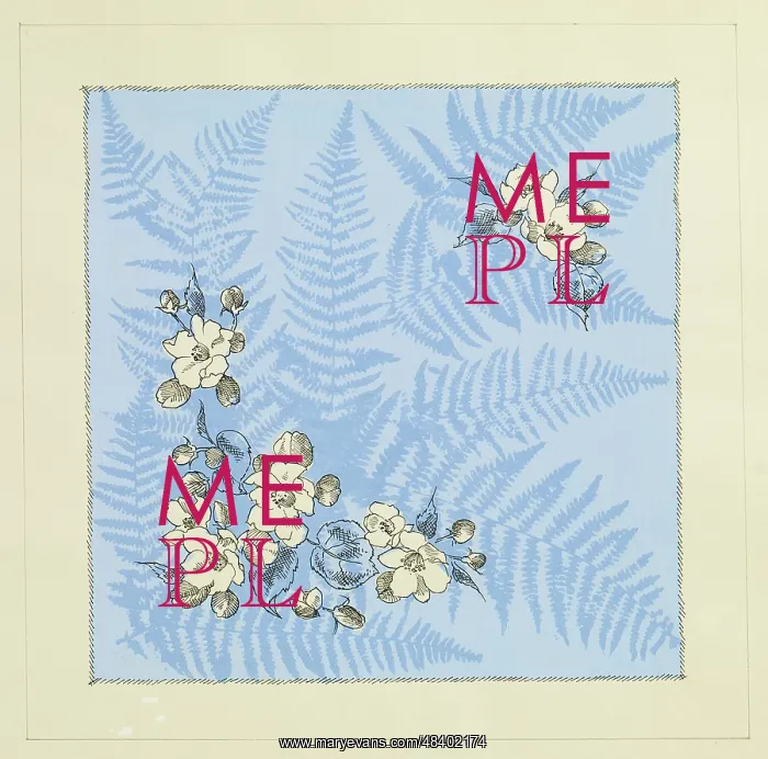: Original Textile design by Tanya Atkinson - flowers : Original Textile design by Tanya Atkinson - flowers