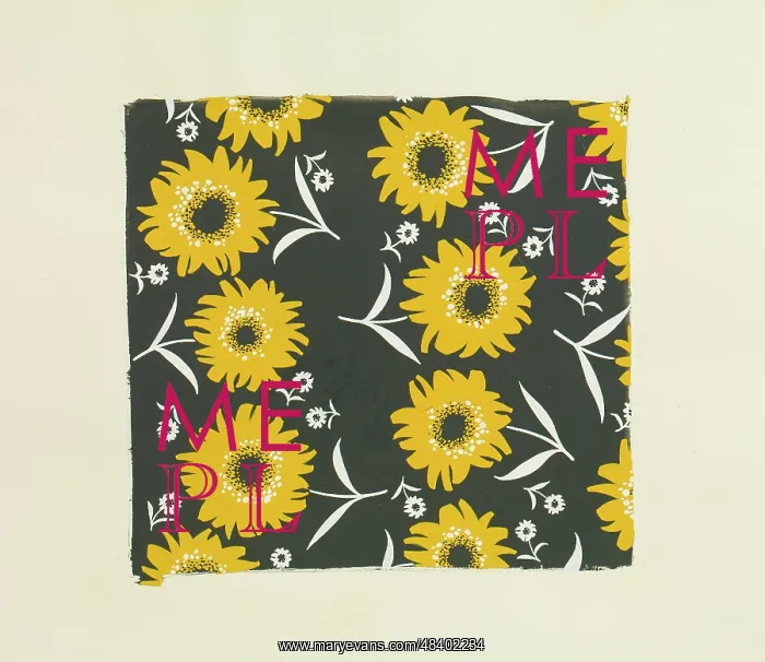 : Original Textile design by Tanya Atkinson - flowers : Original Textile design by Tanya Atkinson - flowers