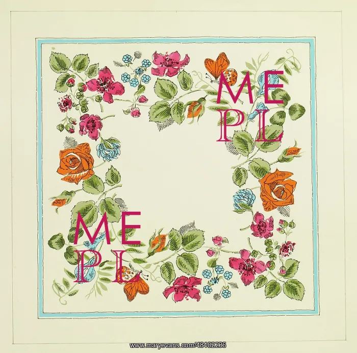 : Original Textile design by Tanya Atkinson - flowers : Original Textile design by Tanya Atkinson - flowers