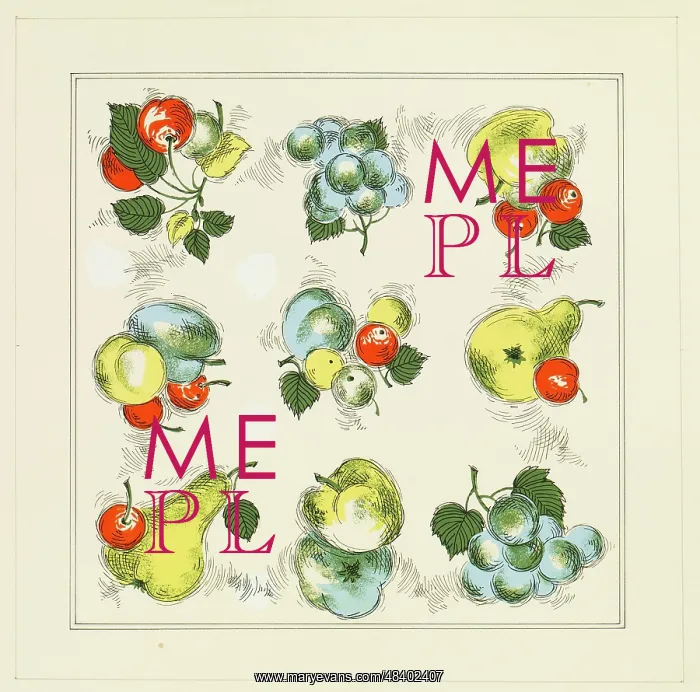 : Original Textile design by Tanya Atkinson - fruit : Original Textile design by Tanya Atkinson - fruit