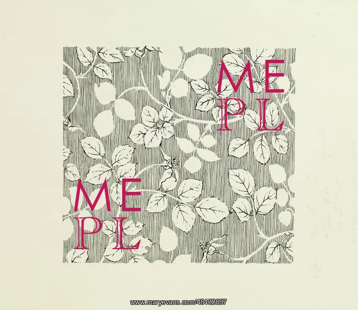 : Original Textile design by Tanya Atkinson - leaves : Original Textile design by Tanya Atkinson - leaves