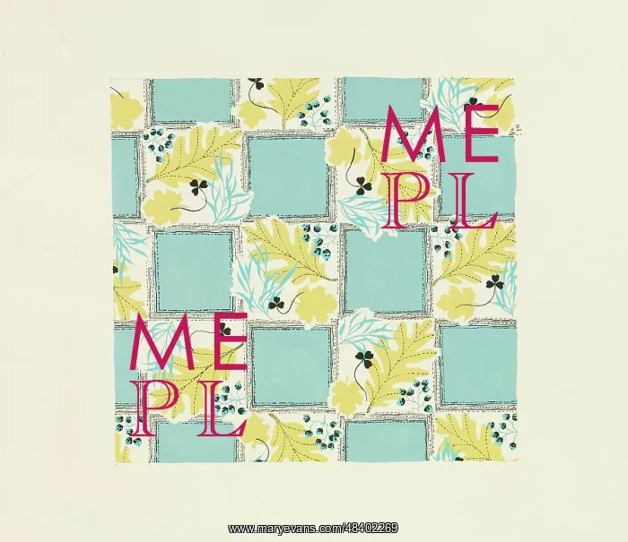 : Original Textile design by Tanya Atkinson - leaves : Original Textile design by Tanya Atkinson - leaves