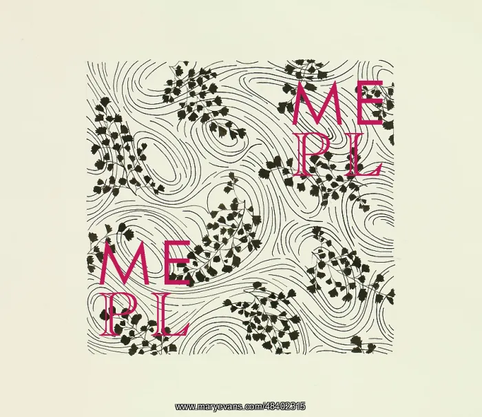 : Original Textile design by Tanya Atkinson - leaves : Original Textile design by Tanya Atkinson - leaves