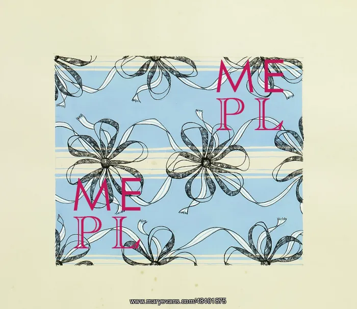 : Original Textile design by Tanya Atkinson - ribbons : Original Textile design by Tanya Atkinson - ribbons