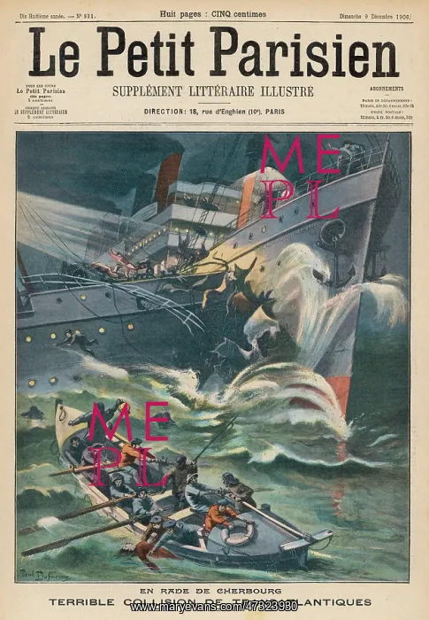 : Orinoco collides with Kaiser Wilhelm der Grosse : Orinoco collides with Kaiser Wilhelm der Grosse