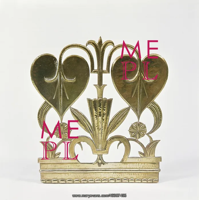 : Ornament. Bibelot. Wiener Werkstaette. Brass. About 1920 : Ornament. Bibelot. Wiener Werkstaette. Brass. About 1920