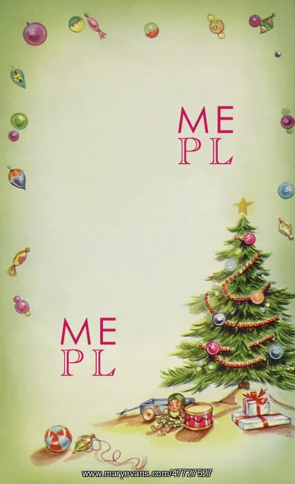  : Ornament and Tree Border