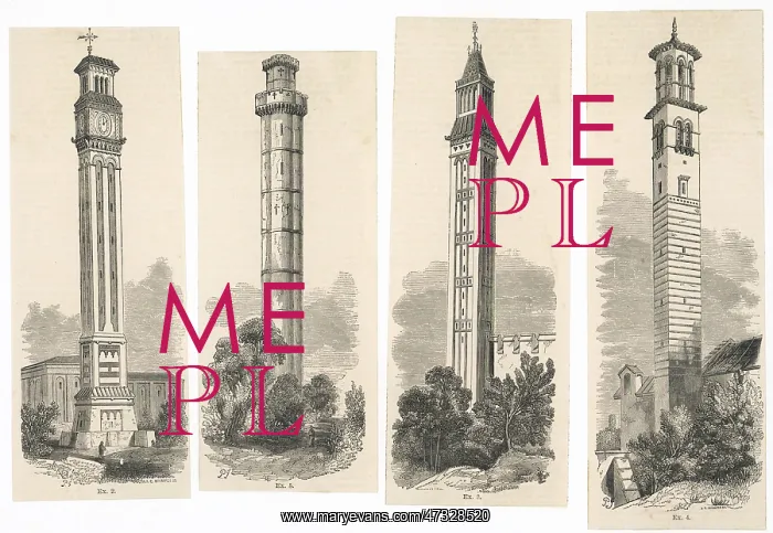 : ORNAMENTAL CHIMNEYS 1850 : ORNAMENTAL CHIMNEYS 1850